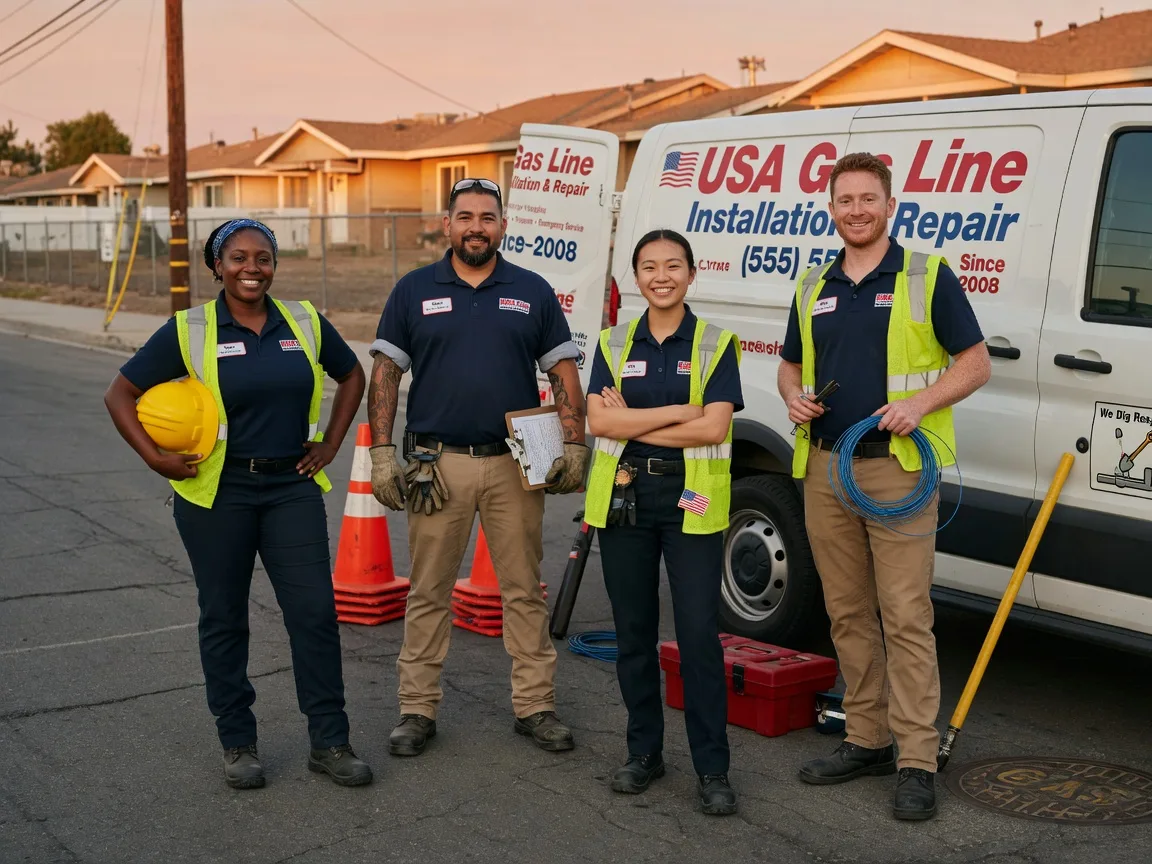 Gas Line Installation company in Justice, IL